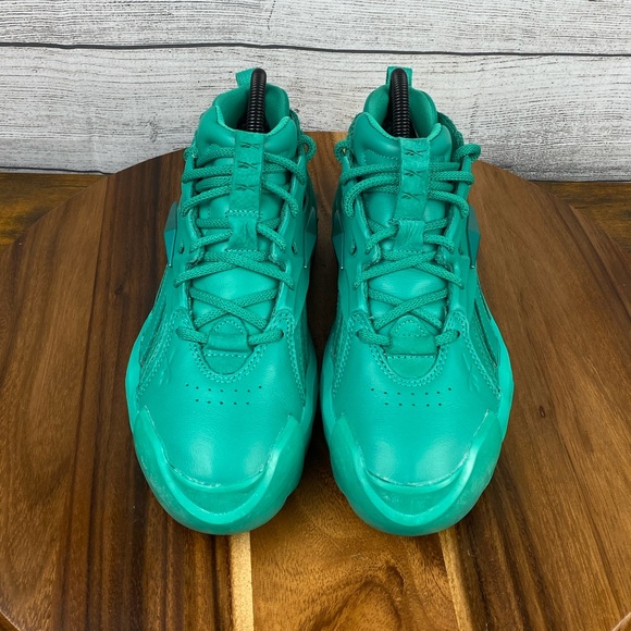 Reebok x Cardi B Club C V2 Emerald Green Sneakers Women’s Shoe Size 7.5 - Picture 8 of 12